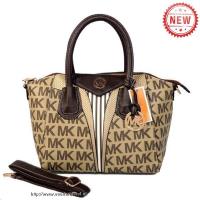 michael kors logo signature groot beige bakken Shop Groningen rhyj6496